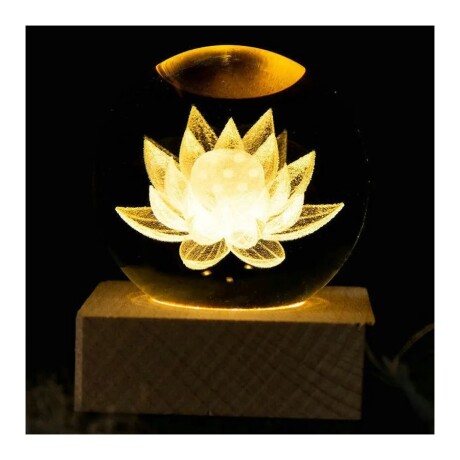Veladora 3D Flor de Loto 001
