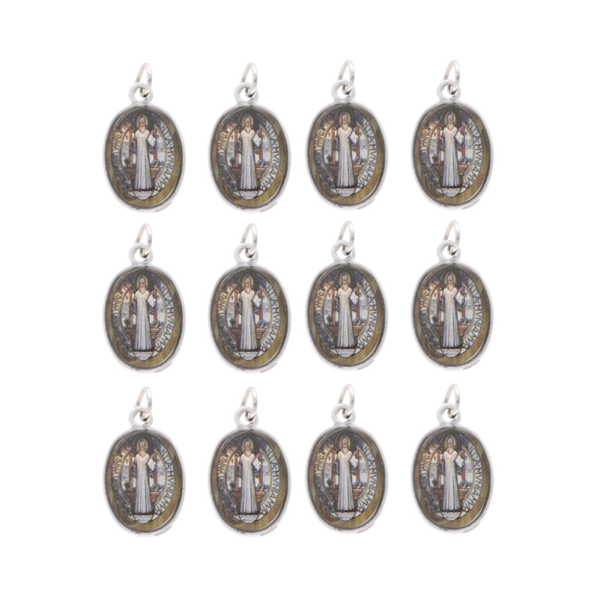 MEDALLAS DE SANTOS 2CM X20 UNIDADES - Gp121/san Benito 