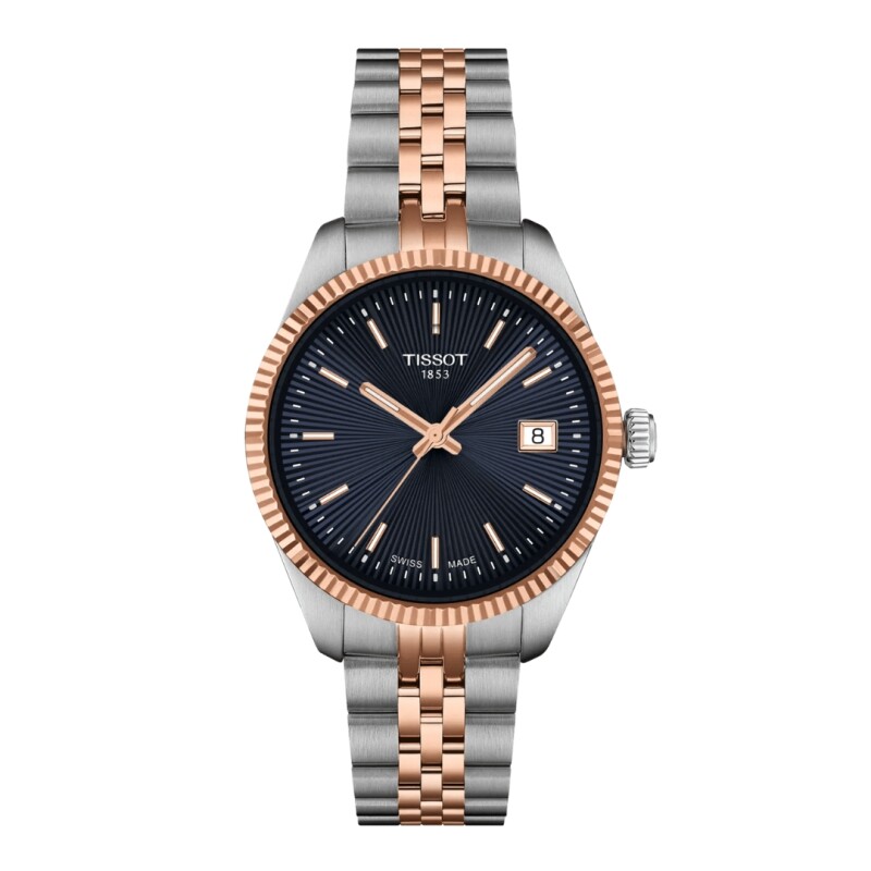 Reloj Tissot T1562102204100 Ballade 34mm para mujer Negro