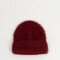 Gorro Romántico Gorro Efecto Peluche - Rojo Medio