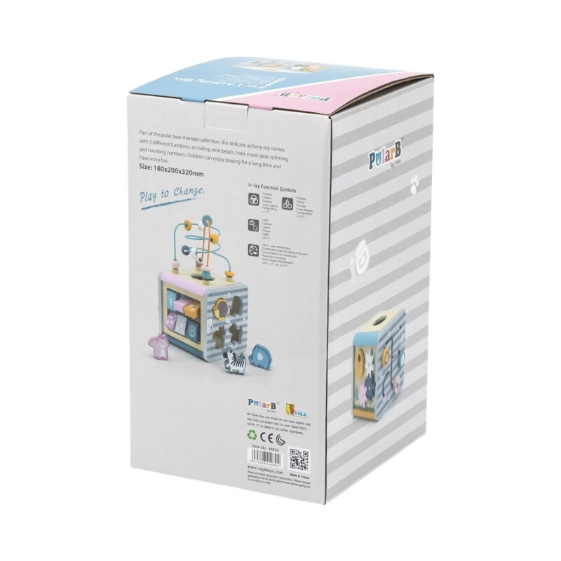 Cubo de Actividades 5 en 1 Polar B Cubo de Actividades 5 en 1 Polar B