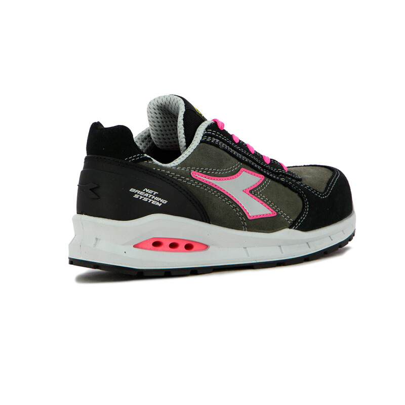 Diadora Wuti 2myk - Pro M Safety Run Net Ab Low S3s / Unisex Gris-plata