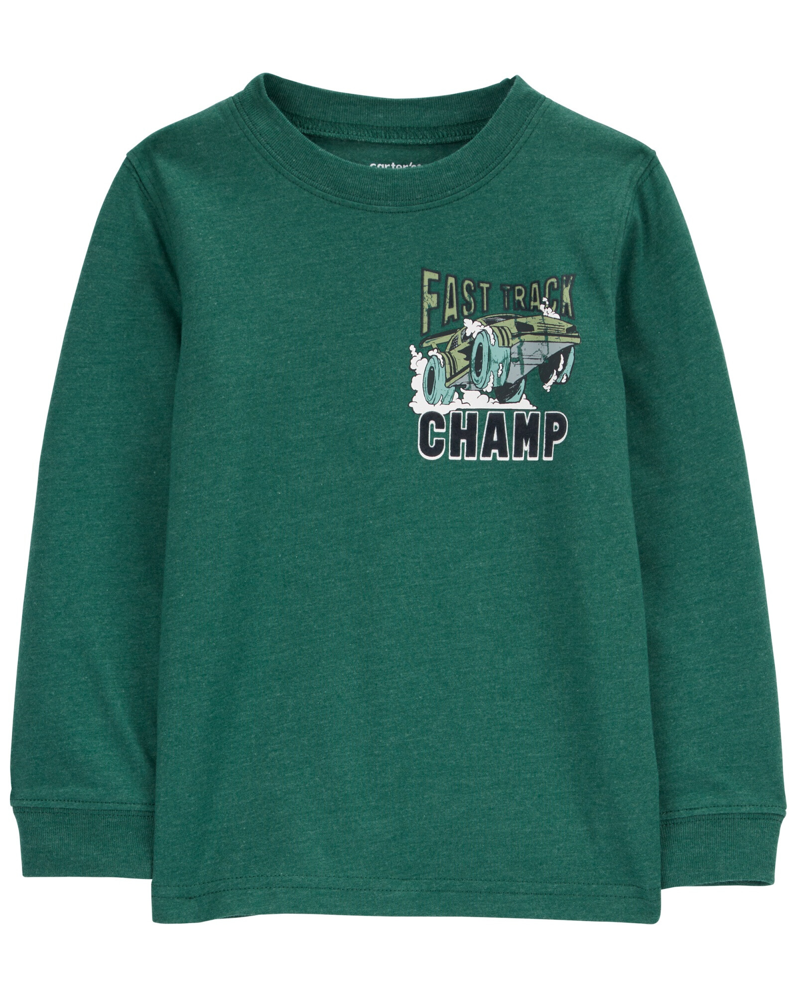 Remera de algodón, manga larga, estampa todoterreno Remera de algodón, manga larga, estampa todoterreno