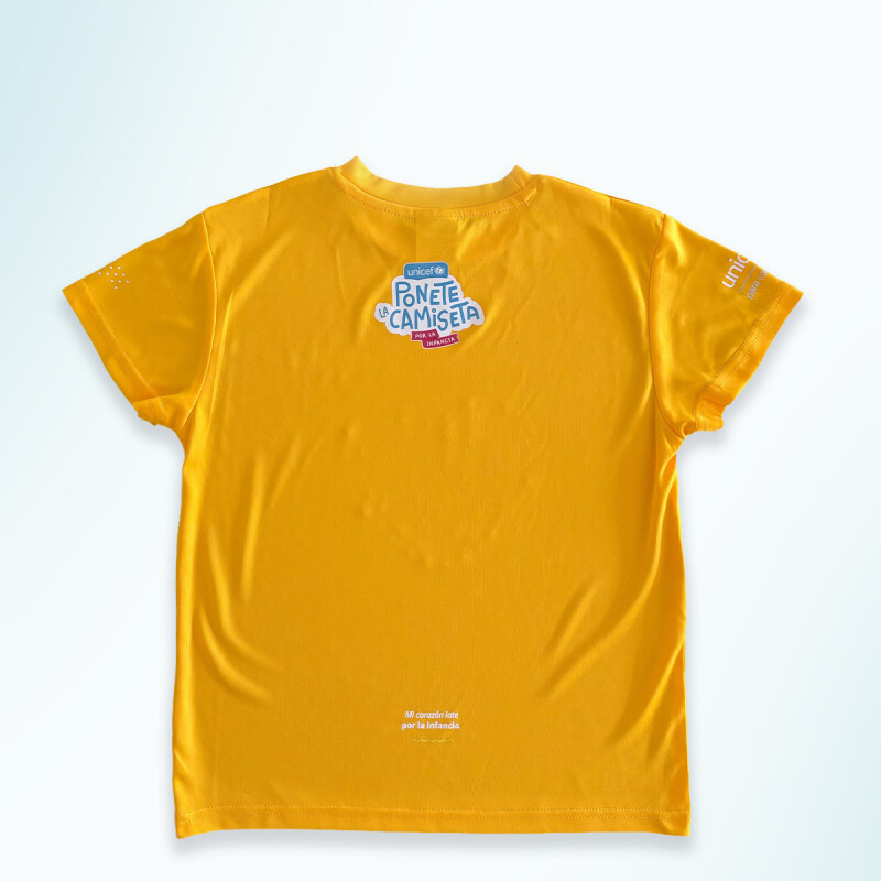 Camiseta UNICEF NIÑO/A AMARILLO