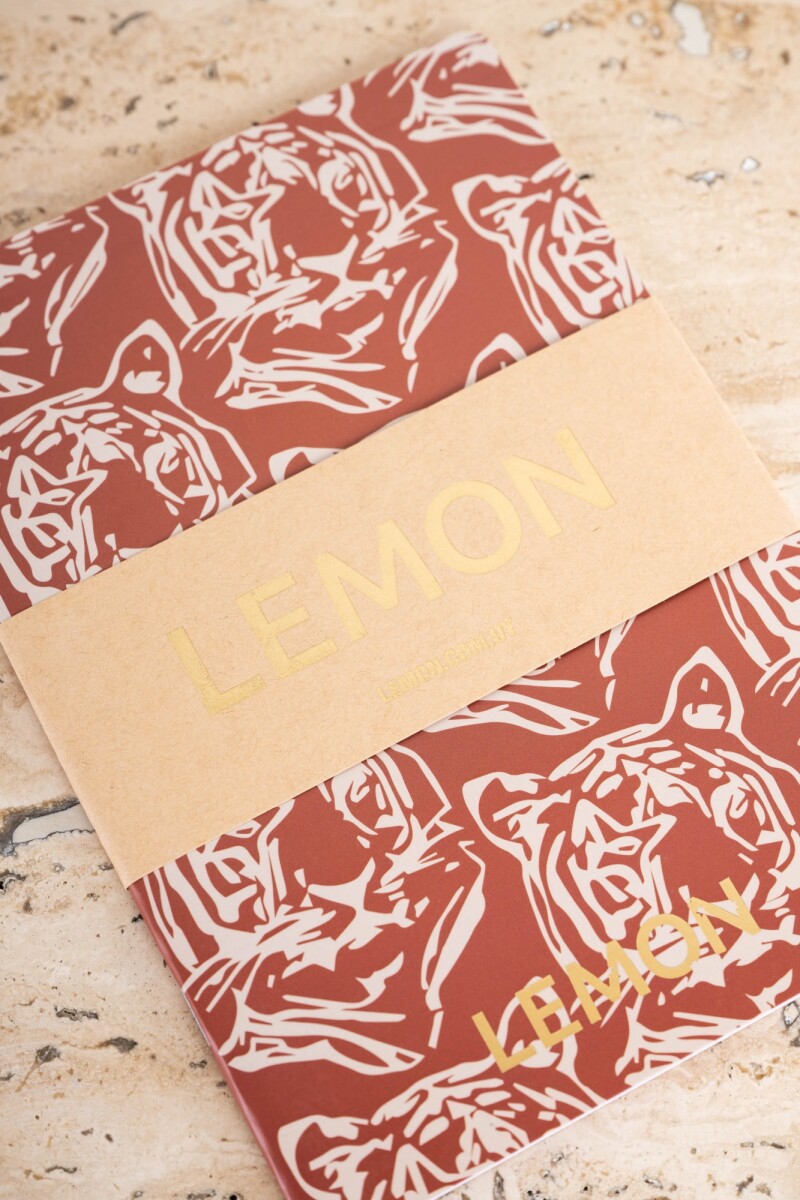 Notebook Print Tigres Ocre