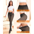 Medias Panty Térmica Con Efecto Piel Negro L-XL