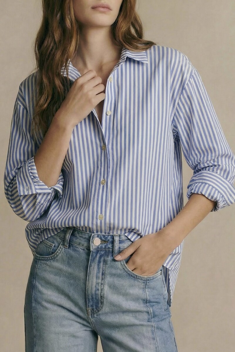 Camisa Celeste