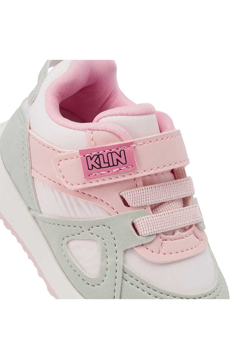 CALZADO DEPORTIVO KLIN WALK BABY 1 VELCRO Rosa