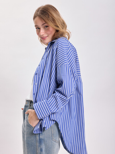 Camisa especial rayas Azul