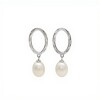 Caravanas Óvalo Perlas-Plata 925-Con Perla-CA3208 conperla