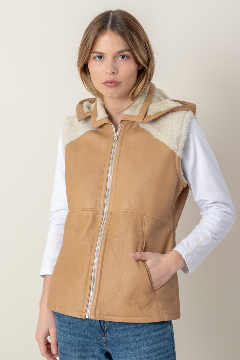 Chaleco volta Camel