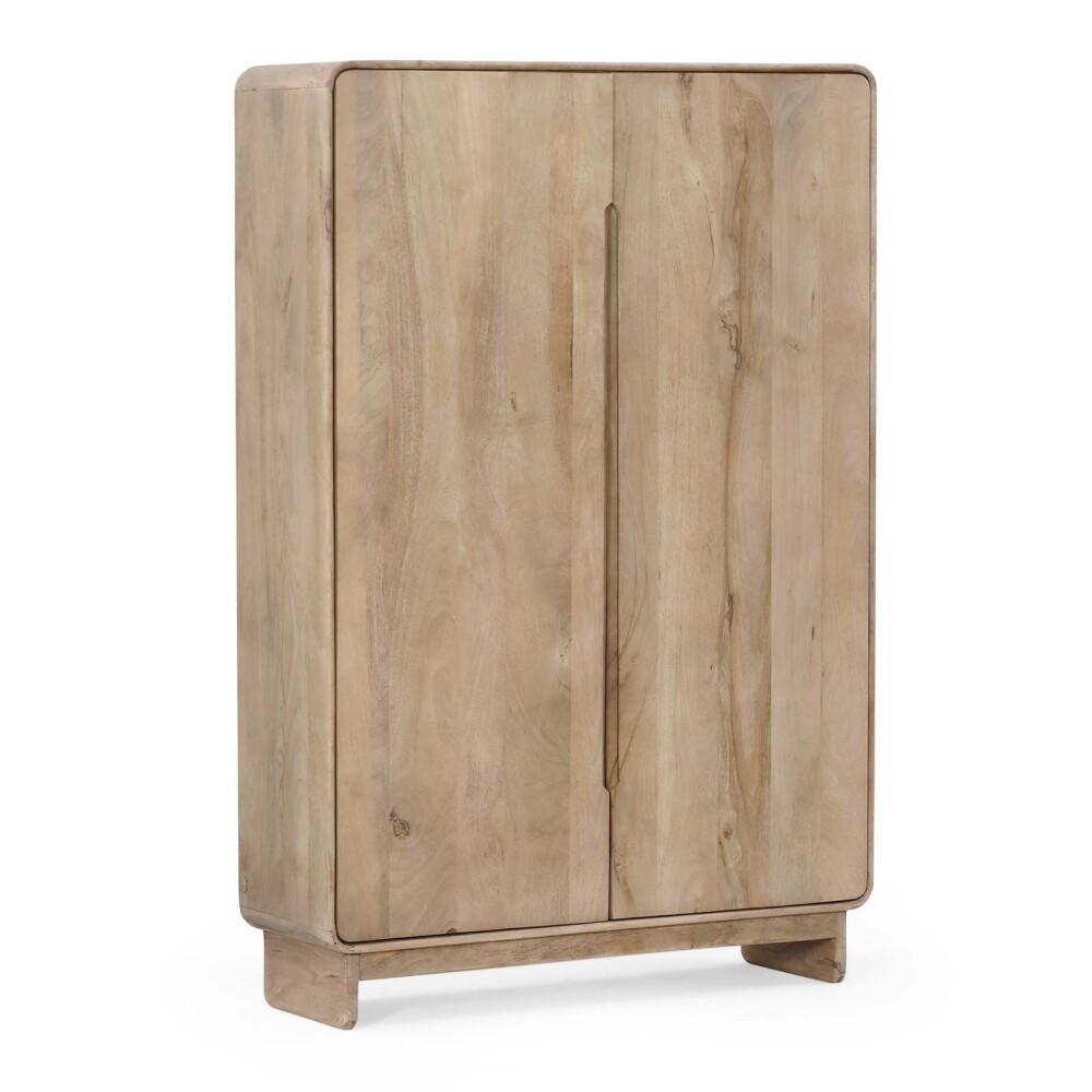 PLACARD 2 PUERTAS MADERA-DE-MANGO NATURAL-BEIGE ALEXA