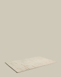 Alfombra Nak jacquard de lana crudo 200 x 300 cm. Alfombra Nak jacquard de lana crudo 200 x 300 cm.