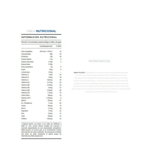 Mass 3000 1.2 kg SYLAB Sabor Frutilla