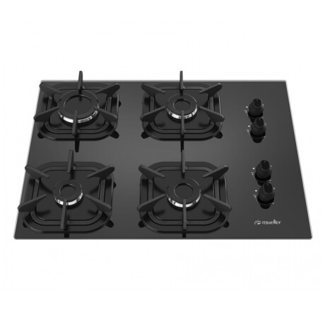 ANAFE 4H SUPERGAS VIDRIO NEGRO - MUELLER ANAFE 4H SUPERGAS VIDRIO NEGRO - MUELLER