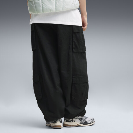 ESS Relax.Barrel Ripstop Cargo Slouchy Pants 63667501 Negro