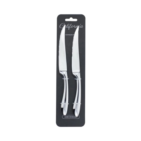 SET X2 CUCHILLO DE MESA 23.5CM ACERO CALIFORNIA SET X2 CUCHILLO DE MESA 23.5CM ACERO CALIFORNIA