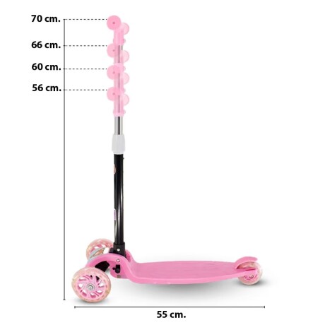 Monopatín Tripatin Scooter con Luces Infantil Plegable 001