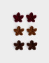 Broches Sets Hawaianas Set De Broches - Combinacion Tricolor