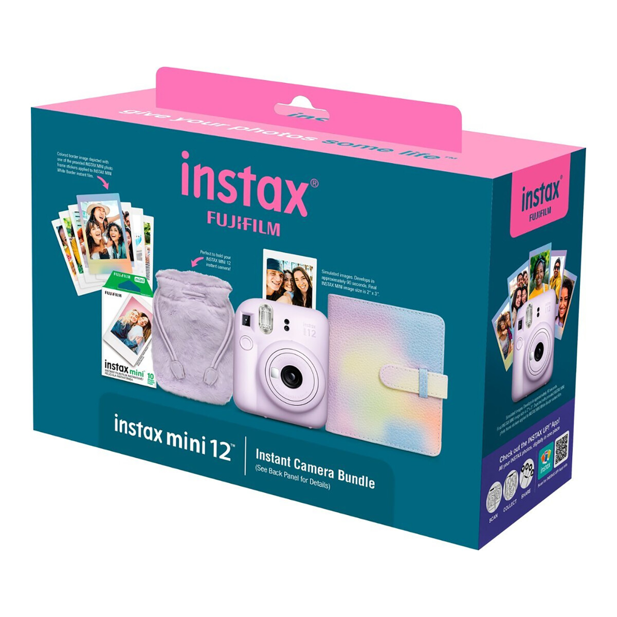 Fujifilm - Cámara Digital Instax Mini 12 Holiday Bundle 2024 - Fotos Instantáneas. Diseño Compacto. 