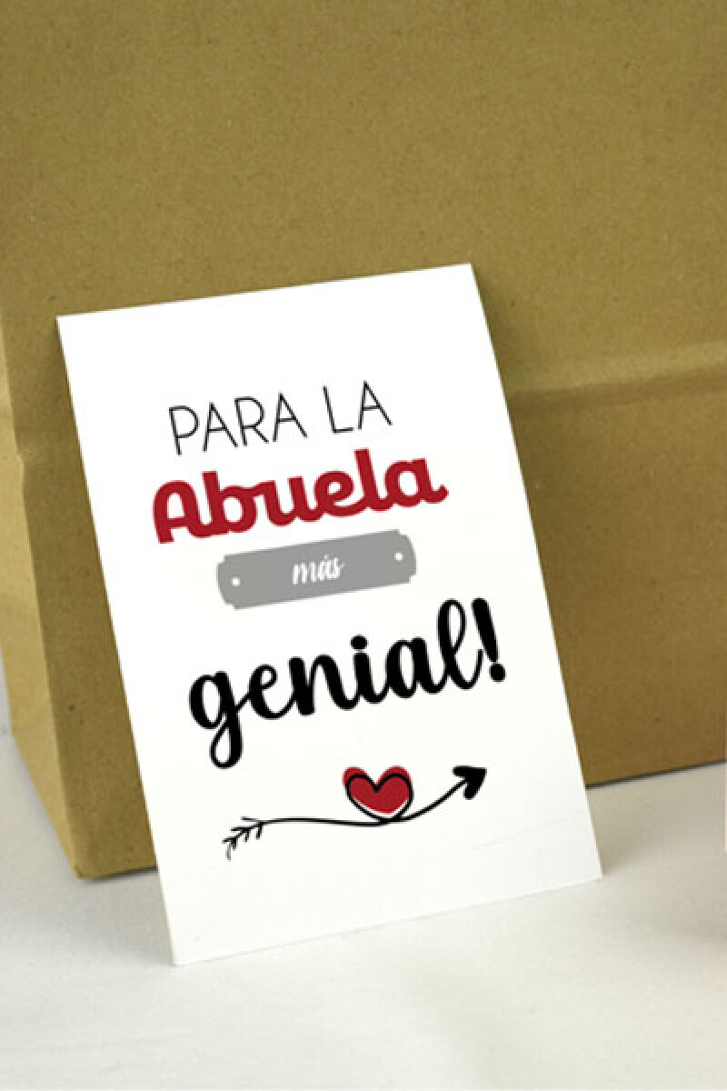 Tarjeta abuelos 10x15 - DISEÑO 1 