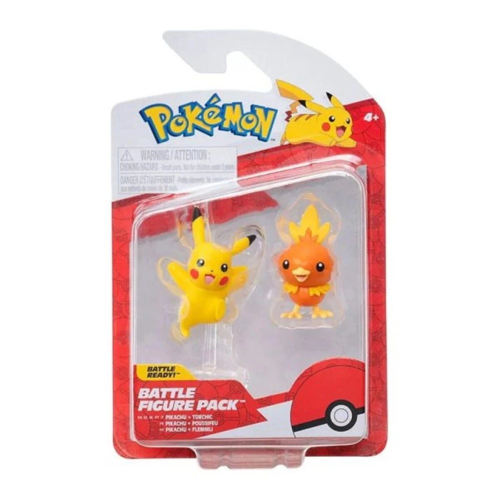 JAZWARES POKEMON BATTL FIG.TORCHIC+PIKAC