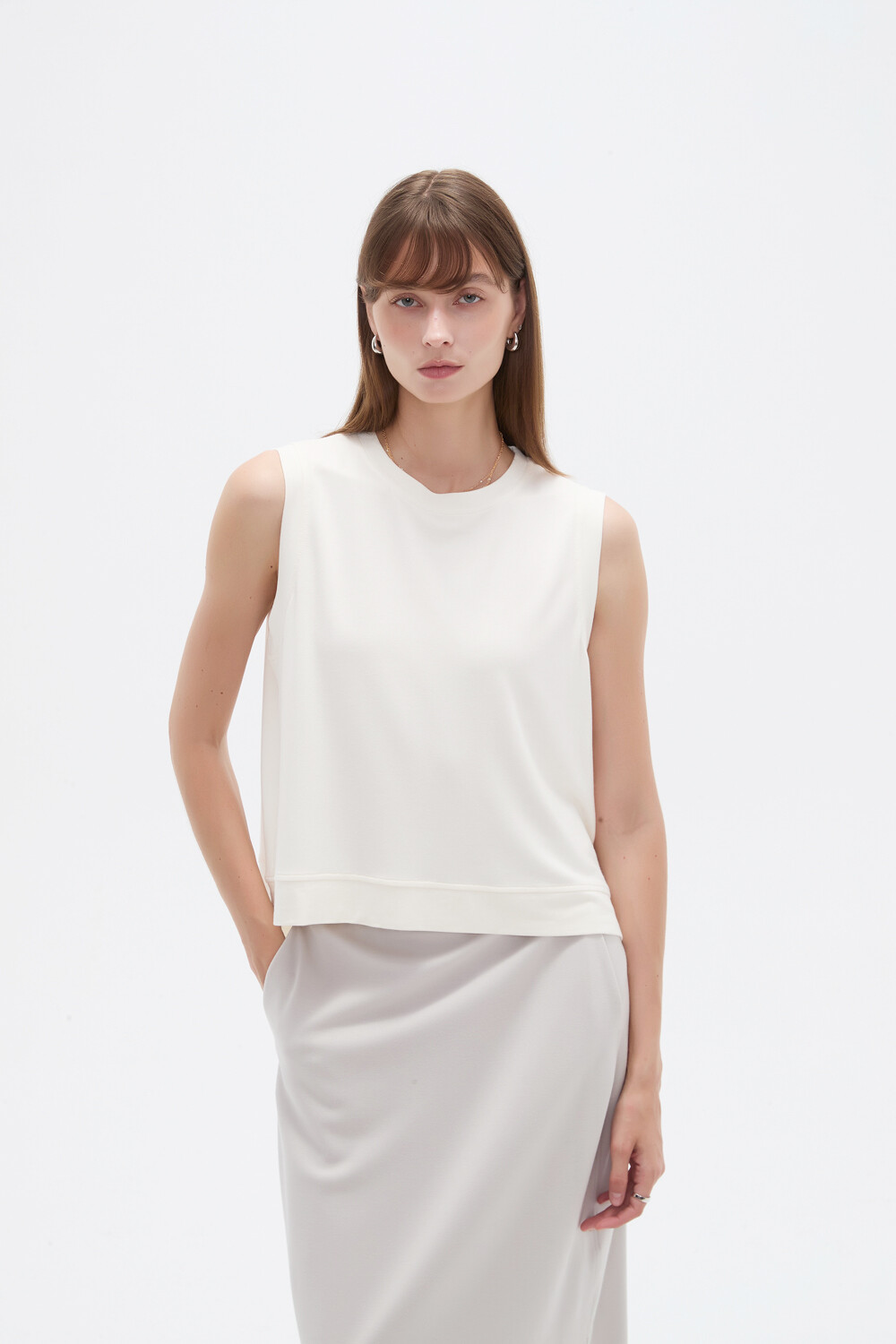 Musculosa Hiva Marfil / Off White