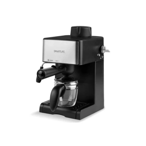 CAFETERA DE ESSPRESO SMARLIFE CON ESPUMADOR Acero