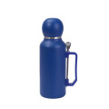 Set De Termo + Mate + Bombilla 1 Litro Acero Azul