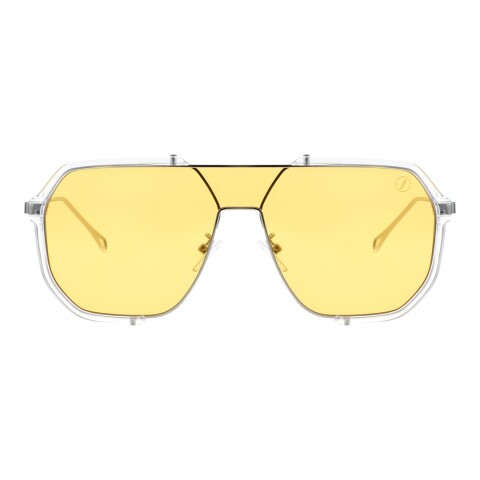 Lentes de Sol Chilli Beans Doha Transparente - Amarillo