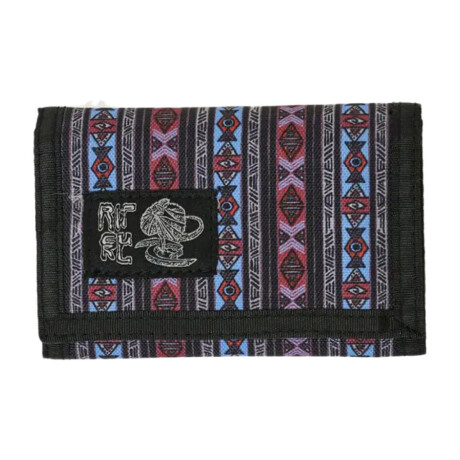 Billetera Rip Curl Solid Rock Surf Wallet Negro con Diseño