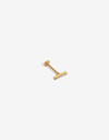 Bijouterie Vs Strass Piercing De Titanio Con Strass - Dorado