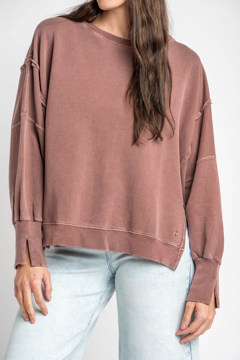 Sweater Lavado - Marron 