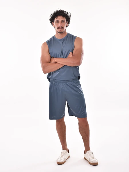 SHORT DIMITRIOS AZUL PIEDRA