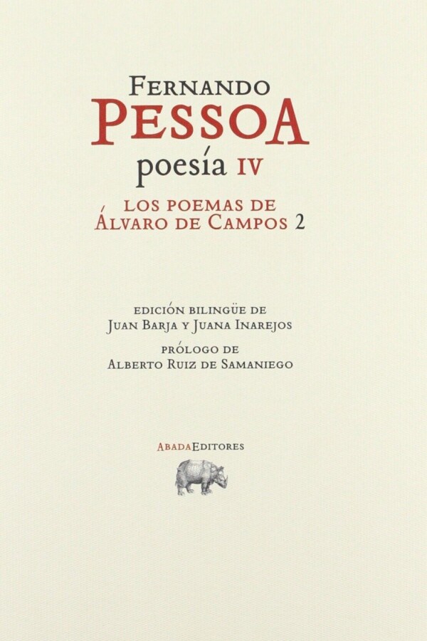 Poesía Iv (álvaro De Los Campos 2) Poesía Iv (álvaro De Los Campos 2)