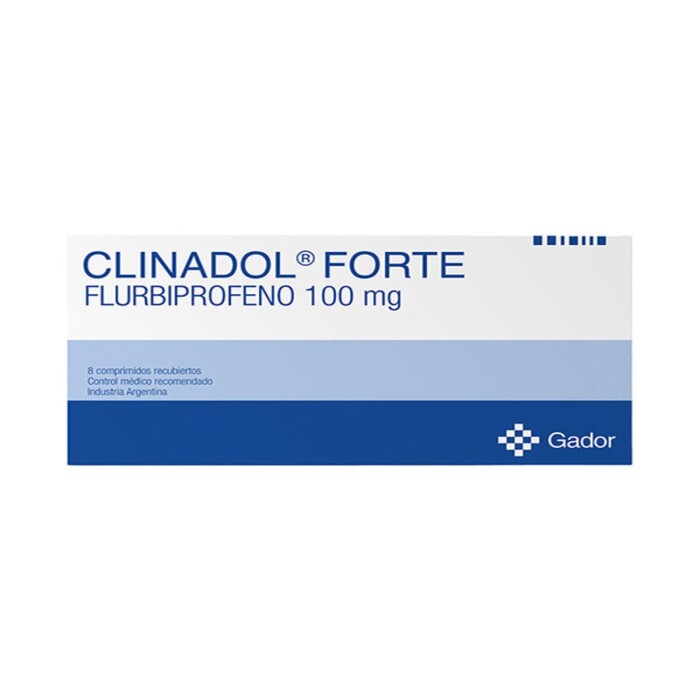 CLINADOL FORTE 100 MG. CJ X 8 COMP. REC. única