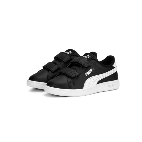 Championes Puma Smash 3.0 L V de niño Black & White