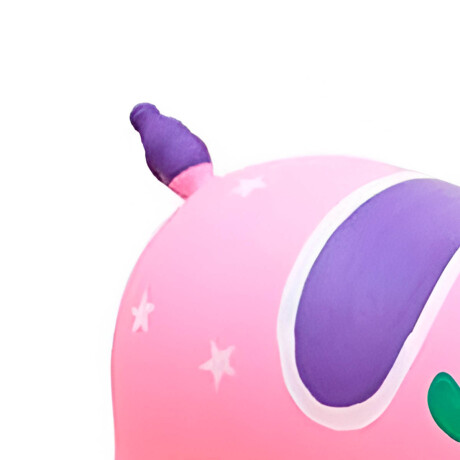 Unicornio Burrito Saltarín Inflable Juguete Sonido Rosa
