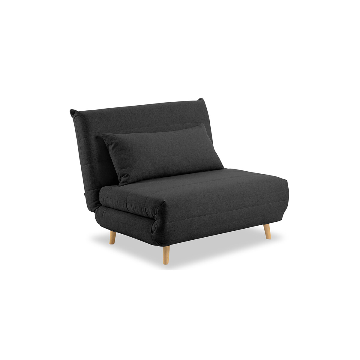 Sillón Cama Individual UNO - Negro | EN EXHIBICION 