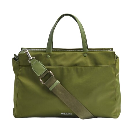 Cartera Portafolio microfibra Verde