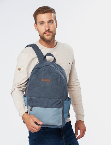 MOCHILA DE LONA Azul