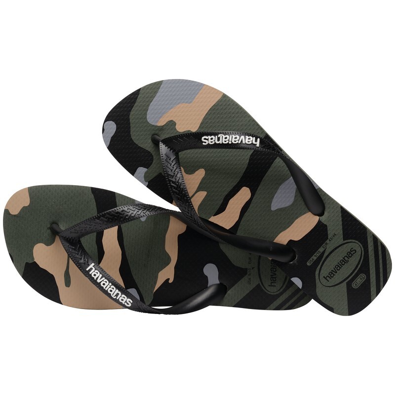 Ojotas Havaianas Top Camu Verde