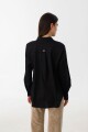 Camisa Barroca Negro/Vison