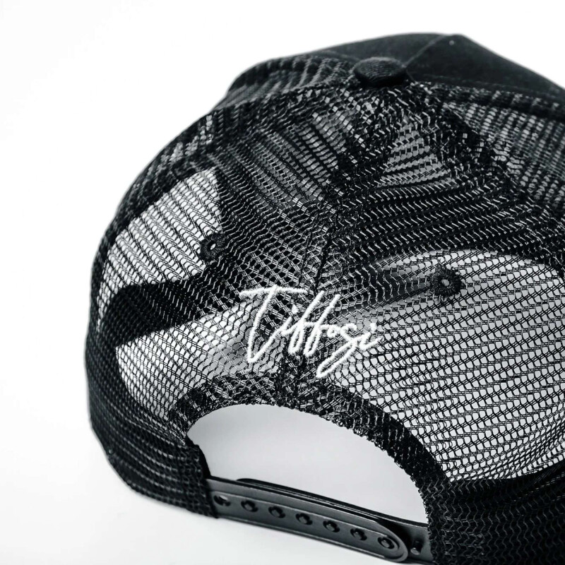 Gorro Tiffosi c/Bordado T Negro - Blanco