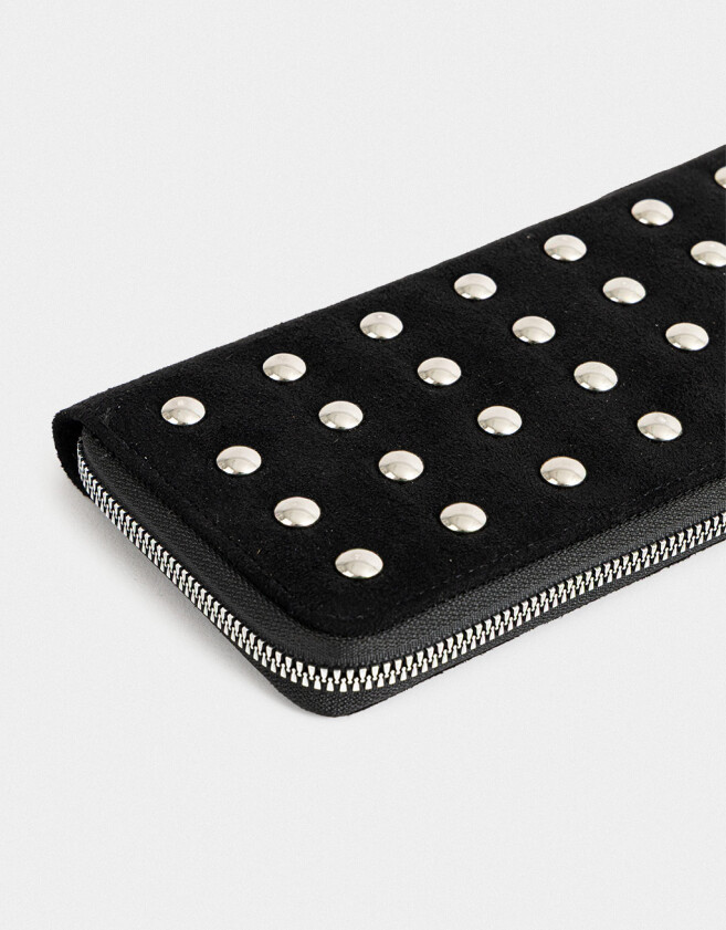 Ficheros Billetera Fichero Suede - Negro