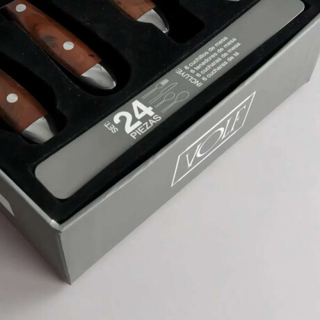 Set de Cubiertos Volf 24 piezas Bistro Madera