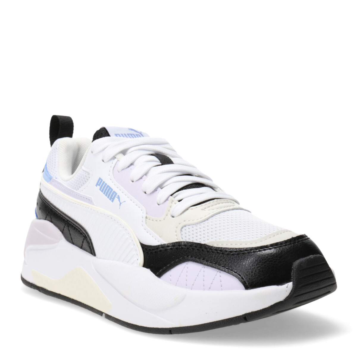 Championes de Mujer Puma X-Ray 2 Square - Blanco - Negro - Violeta Lavanda 