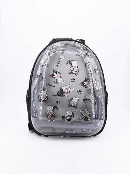 MOCHILA TRANSPORTIN GRIS (V)