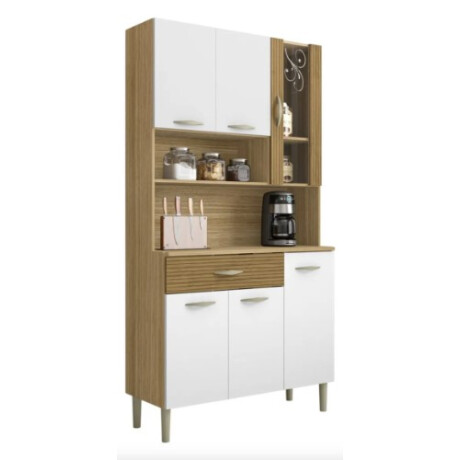 Cocina Golden 6 Puertas Freijó Supremo Ripado Paraná Cocina Golden 6 Puertas Freijó Supremo Ripado Paraná