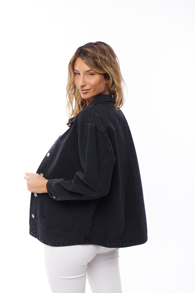 SOBRECAMISA JEAN ANISA NEGRO